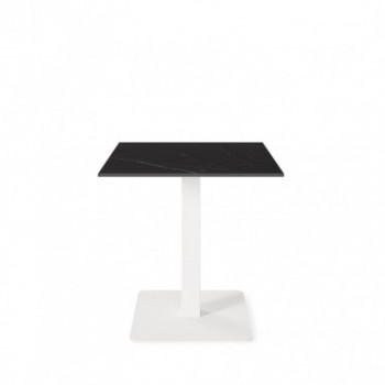 MESA BAJA SAMIRA CUADRAD.NEGRO/BLANCO