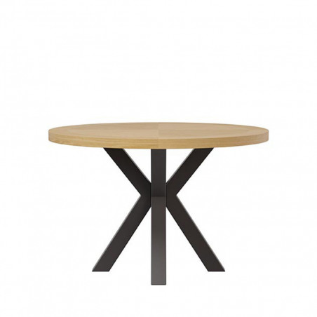 MESA BEVERLY 100 RED.FIJA ROBLE-NEGRO