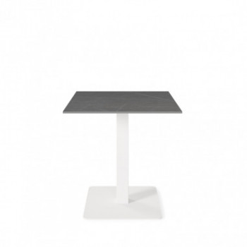 MESA BAJA SAMIRA CUADRAD.GRIS/BLANCO