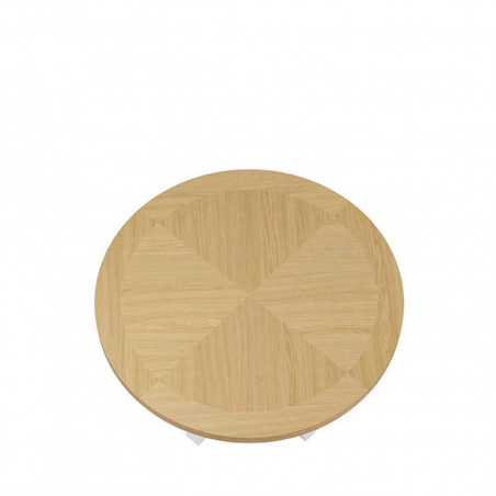 MESA BEVERLY 100 RED.FIJA ROBLE-BLANCO