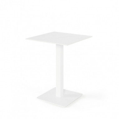 MESA ALTA SAMIRA CUADRAD.BLANCO/BLANCO