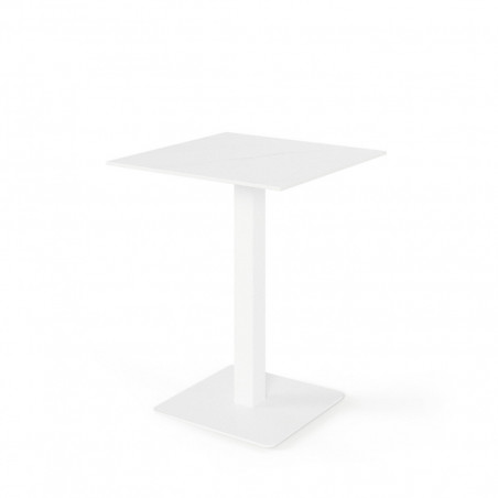 MESA ALTA SAMIRA CUADRAD.BLANCO/BLANCO