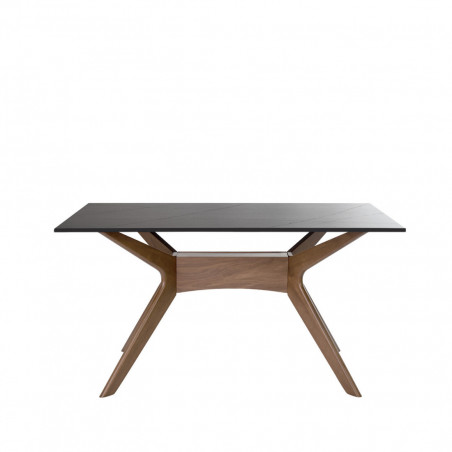 MESA ELOISE 160 FIJA SAHARA/NOGAL