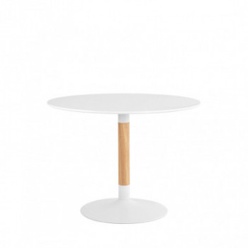 MESA MIRA 120 RED.FIJA BLANCO/ROBLE