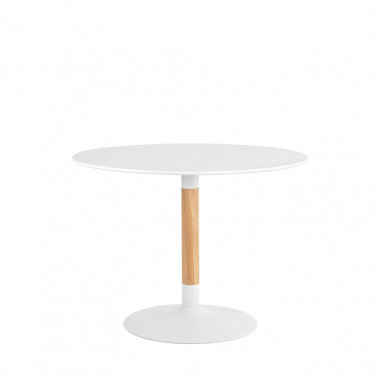 MESA MIRA 120 RED.FIJA BLANCO/ROBLE