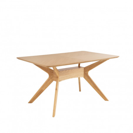 MESA HELGA 140 FIJA ROBLE