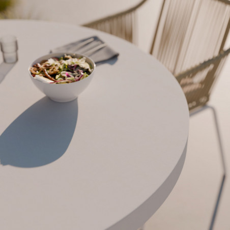 MESA THELMA RED.120 BLANCO