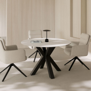 MESA FIORELLA RED.120 CRETA/NEGRO 2