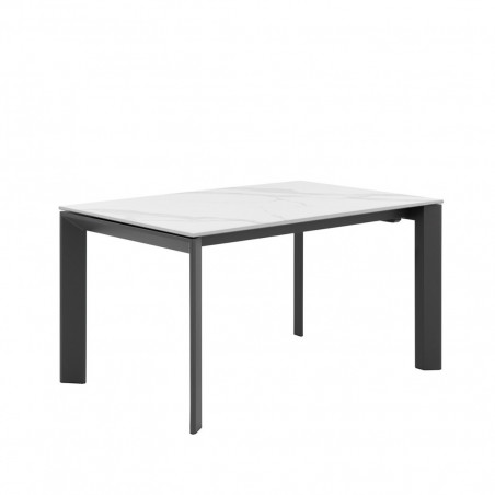 MESA LISA 140 EXT.CRETA//NEGRO