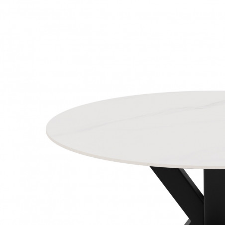 MESA FIORELLA RED.100 CRETA/NEGRO