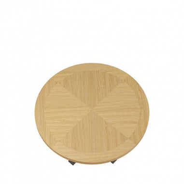 MESA BEVERLY 120 RED.FIJA ROBLE-NEGRO