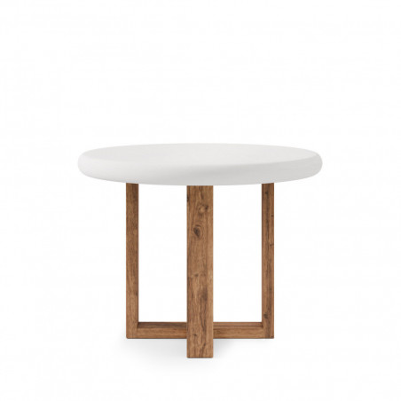 MESA VIOLETTE 100 RED.FIJA BLANCO-ROBLE