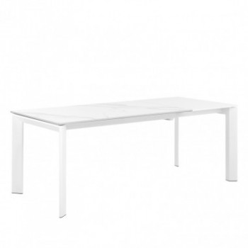 MESA LISA 140 EXT.CRETA/BLANCO 2