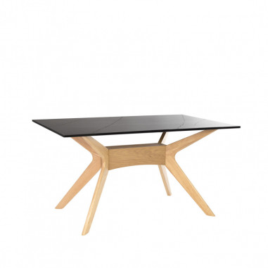 MESA ELOISE 140 FIJA SAHARA/ROBLE