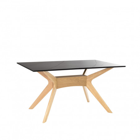 MESA ELOISE 140 FIJA SAHARA/ROBLE