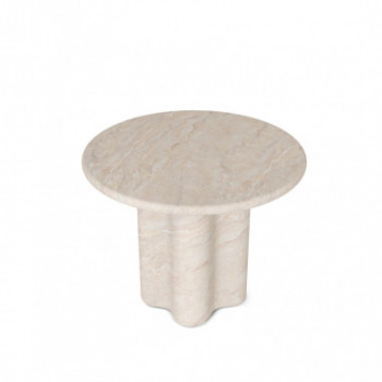 MESA MICHELLE RED.120 MARMOL TRAVERTINO 2