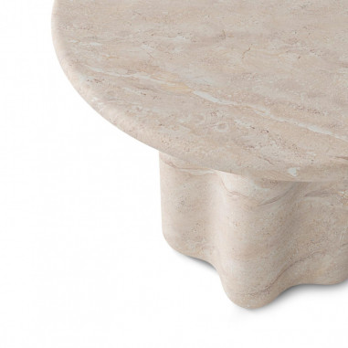 MESA MICHELLE RED.120 MARMOL TRAVERTINO