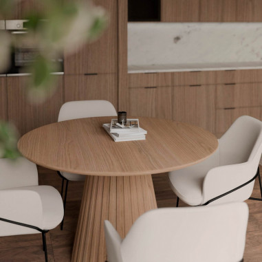 MESA NAYLA 100 RED.FIJA ROBLE