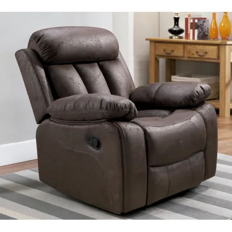SOFA 1P RELAX TAP. JADE MADRID 2 BEIG - CHOCOLATE - MARENGO