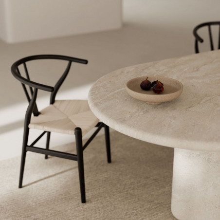 MESA LORRAINE 220 MARMOL TRAVERTINO