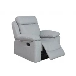 SOFA 1P RELAX TAP. GRIS MODELO OLIMPO