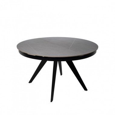 MESA LUNA 130 RED. GRIS/NEGRO