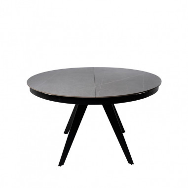 MESA LUNA 130 RED. GRIS/NEGRO