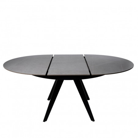 MESA LUNA 130 RED. GRIS/NEGRO