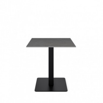 MESA BAJA SAMIRA CUADRAD.GRIS/NEGRO