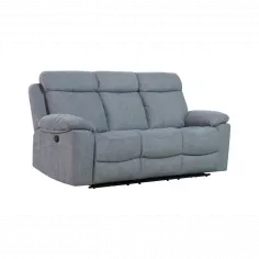 SOFA 3P 3 ASI. RELAX ELÉCTRICO MOD OLIMPO GRIS