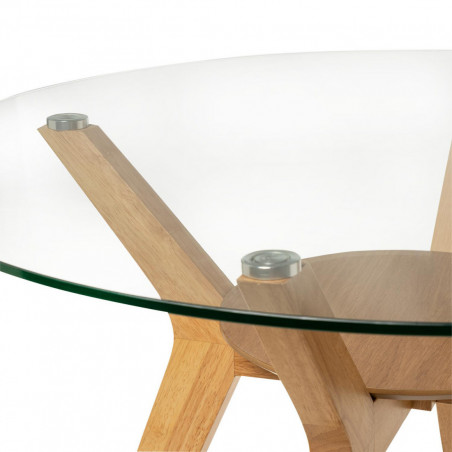 MESA SABRINE 100 RED.CRISTAL/ROBLE