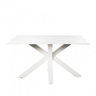 MESA JOYCE 160 CRETA/BLANCO