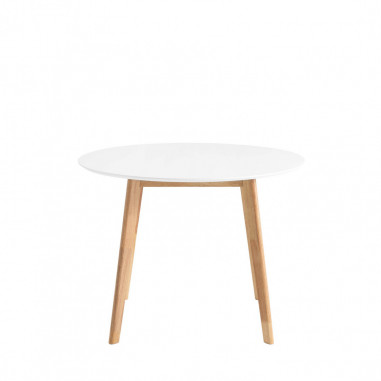 MESA MONNA 100 RED.FIJA BLANCO-ROBLE