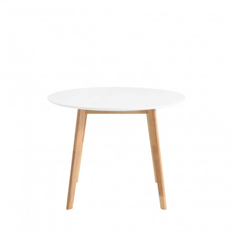 MESA MONNA 100 RED.FIJA BLANCO-ROBLE