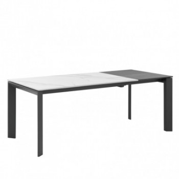 MESA TAMARA 160 EXT.CRETA/NEGRO 2