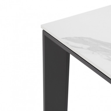 MESA TAMARA 160 EXT.CRETA/NEGRO