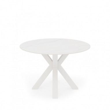 MESA FIORELLA RED.120 CRETA/BLANCO