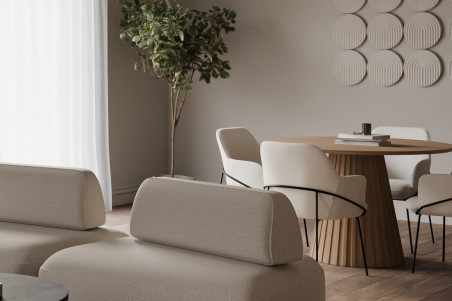 MESA NAYLA 120 RED.FIJA ROBLE