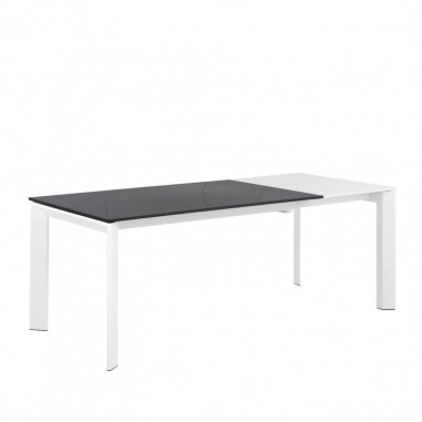 MESA TAMARA 160 EXT.SAHARA/BLANCO