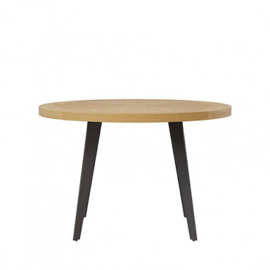 MESA AMANDA RED.100 ROBLE-NEGRO