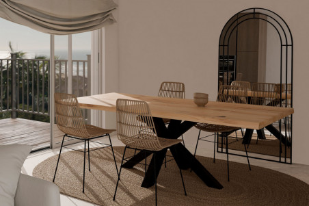 MESA GRACE 200 NATURAL/NEGRO