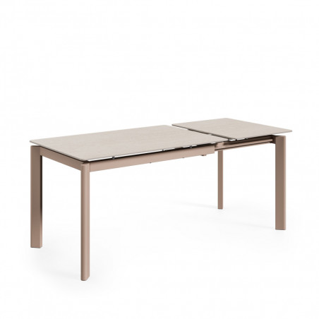 MESA CONSTANCE 140 TRAVERTINO/BEIGE
