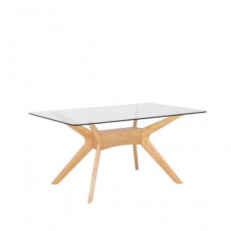 MESA DELLA 140 CRISTAL/ROBLE