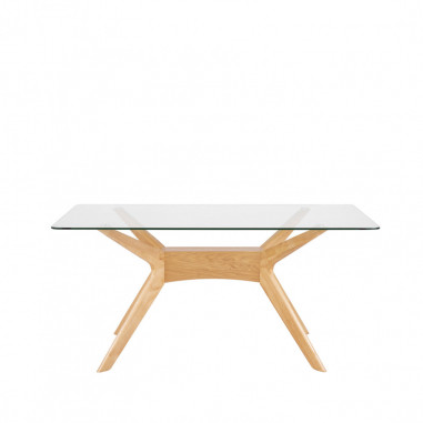 MESA DELLA 140 CRISTAL/ROBLE