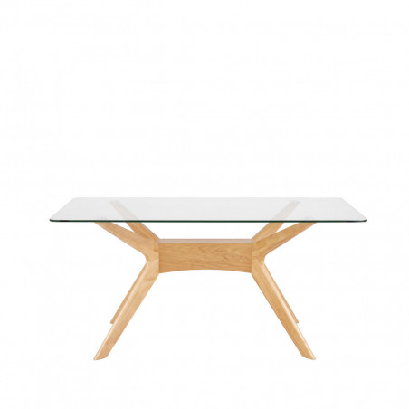 MESA DELLA 140 CRISTAL/ROBLE