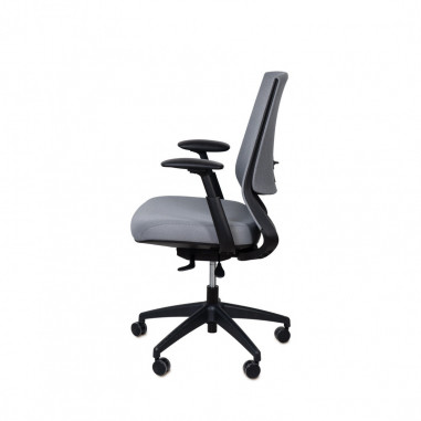 SILLA OFICINA LANCASTER GRIS