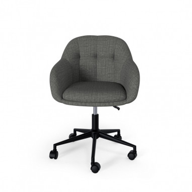 SILLA OFICINA CANTERBURY GRIS OSCURO