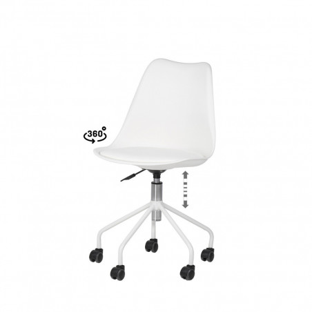 SILLA OFICINA YALE BLANCO