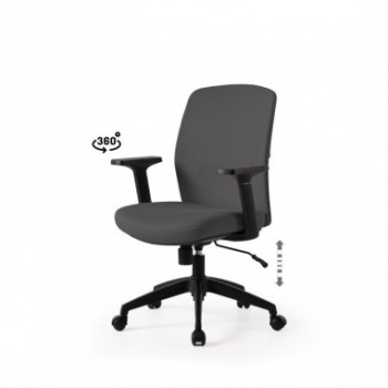 SILLA OFICINA MARYLAND GRIS