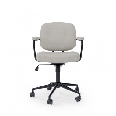 SILLA OFICINA COLUMBIA GRIS CLARO